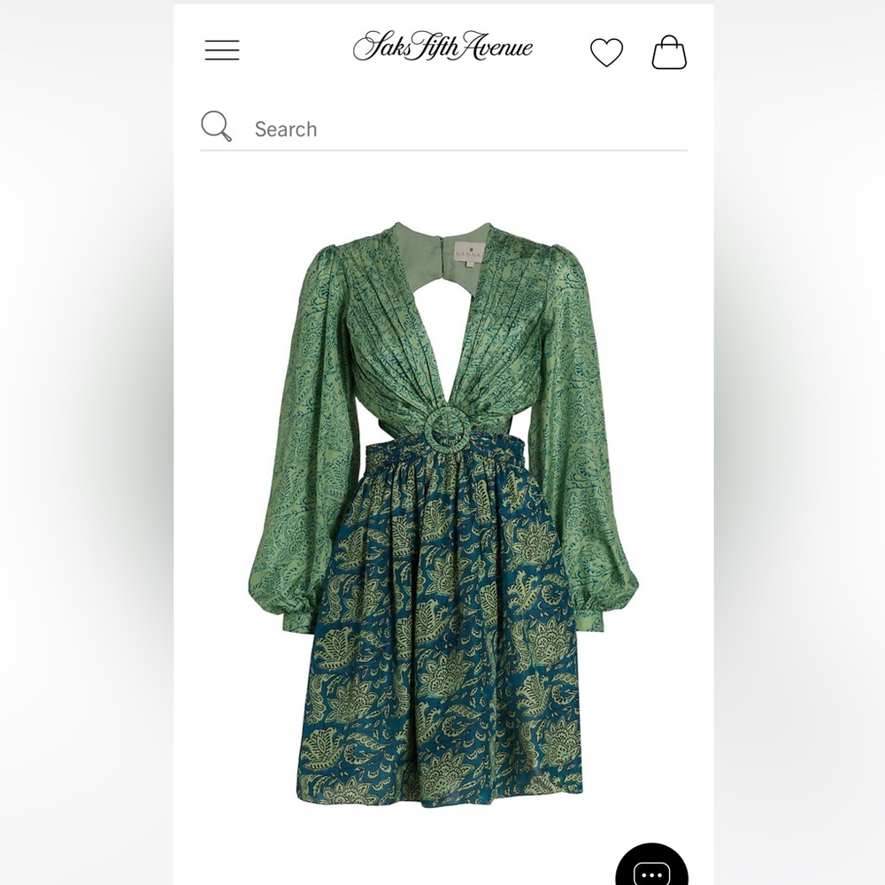 Hannah Artwear Mia Silk Cut Out Dress